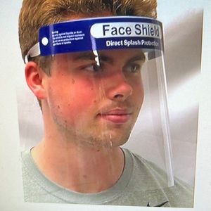 10 packs of face  shield new in pack